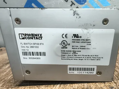 PHOENIX CONTACT FL SWITCH SFNB 8TX PLC Ethernet & Communication | ESS Industrial Equipment Sales (6)