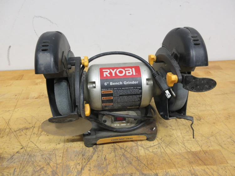 Used RYOBI BGH616 Pedestal Type Grinders (Double End) Minnesota US | Machinesused.com #1313192
