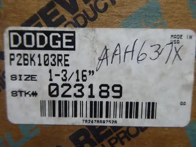Dodge P2BK103RE Pillow Block Bearing Ser. 509 Style KDI 1-3/16" New