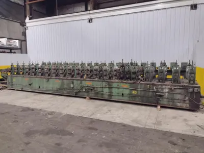 20 STAND X 3" X 48" ASC RAFTED ROLLFORMER, TOOLED FOR 36" STANDING SEAM ROOF PANEL: STOCK #14214
