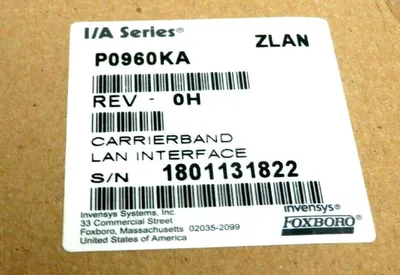 NEW FOXBORO P0960KA LAN INTERFACE MODULE REV 0H