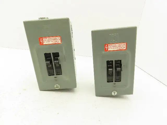 Square D Q02L30S Circuit Breaker Enclosure 30A 120/240V Lot of 2