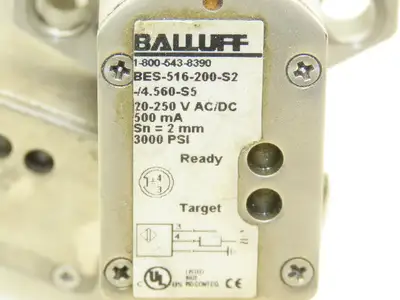Balluff BES-516-200-S2 Strokemaster Proximity Sensor Switch 1/2"x 4.5" Lot of 2