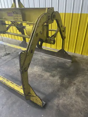 20,000 LB X 84" X 32" TO 62" WIDE CF CULLEN FRIESTEDT ADJUSTABLE PARALLELOGRAM SHEET LIFTER: STOCK #20437