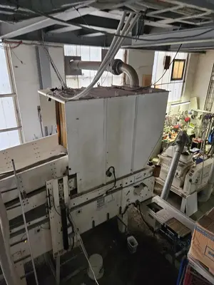 USED HOSOKAWA TWO-STAGE PLASTIC SHREDDING AND GRANULATION SYSTEM