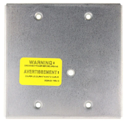 Simplex Grinnell 4090-9802 742-313 ZAM Relay Surface Mount Cover Plate, Steel 4" [New]