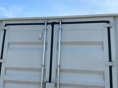 2026 40’L x 8’W x 9’ 6”T High Cube Shipping/Ground Container, swing doors on one end and four sets o...