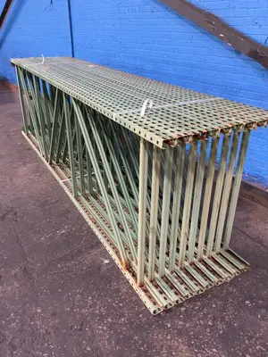 42" X 144" Pallet Racking Uprights  - Tear Drop