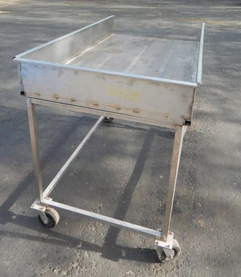 USED SS PERFORATED TILT TABLE TILTING TABLE