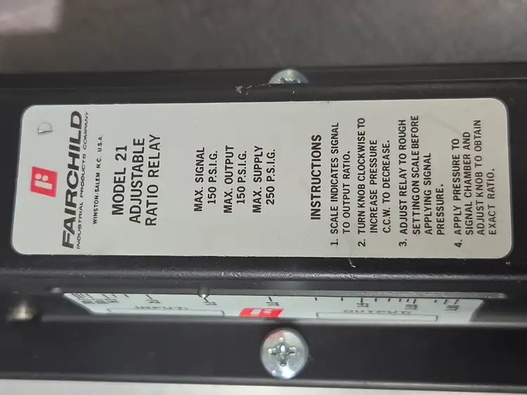 Used Fairchild _UNKNOWN_ Valves/Fittings South Carolina US | Palmetto Automation #1309046