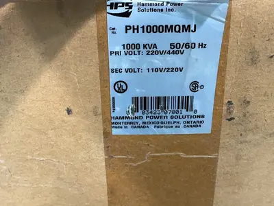 Used HAMMOND POWER SOLUTIONS INC. PH1000MQMJ Transformers Ohio US | HGR 24 #1478101