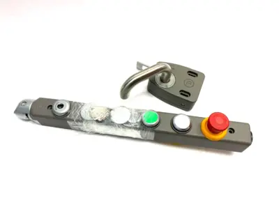 USED FORTRESS INTERLOCKS TGARD MACHINE ACCESS CONTROLLER W/ LOCK