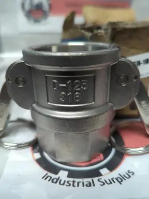 New | in-Stock DIXON 125-D-SS Valves/Fittings | Surplus Asset Holdings #1218221
