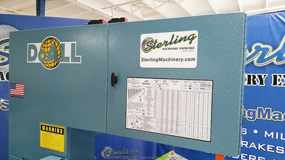New | in-Stock DOALL 3613-V3 Vertical Band Saws California US | Sterling Machinery Exchange #1466033