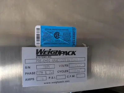 Weighpack Primo 14 Head Scales with Platform and PreCheq Analyzer
