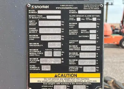 Used 2016 SNORKEL AB60J Articulating Boom Lifts Utah US | Global Remarketing #1444321