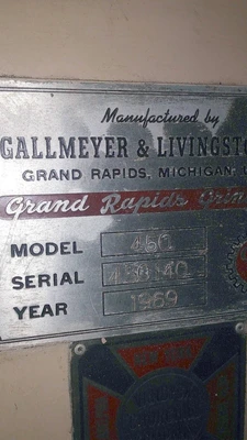 Used 1969 GALLMEYER & LIVINGSTON GRAND RAPIDS 450 Reciprocating Surface Grinders Pennsylvania US | Hadanich Machine #1443596