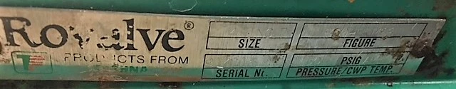 Rovalve 4"-150 Knife Gate Valve Air Operated