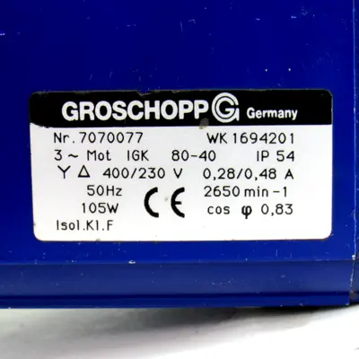 USED GROSCHOPP WK 1694201