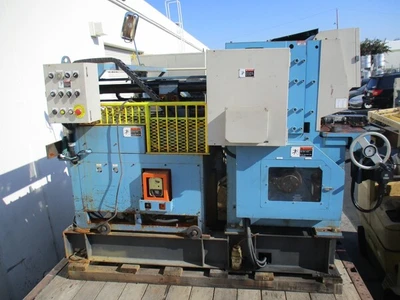 Aizawa #ARS-312, Auto Shear Cutting & Piling Line, 1/8" x 49" shear, 52.6 FPM, 150 SPM, cnc Back Gauge, magnetic feeder, roller & lifter, conveyors