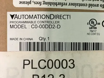 New | in-Stock AUTOMATION DIRECT C000DD2D PLC Processors Ohio US | HGR 24 #1316407