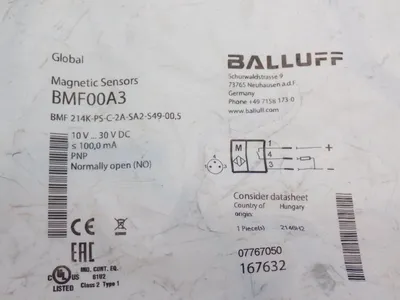 NEW BALLUFF BMF00A3