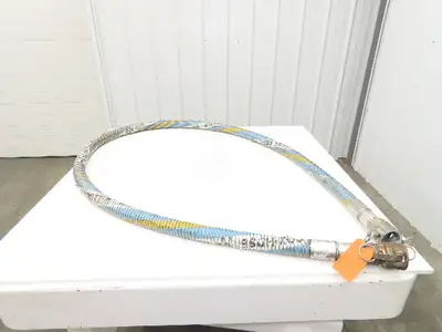 Wilcox 1.5"x 12' Flexible Chemical Transfer Hose Camlok Ends