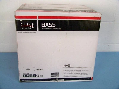 Phase Technologies HV81 Down Firing 8" Audio Subwoofer - NEW IN BOX