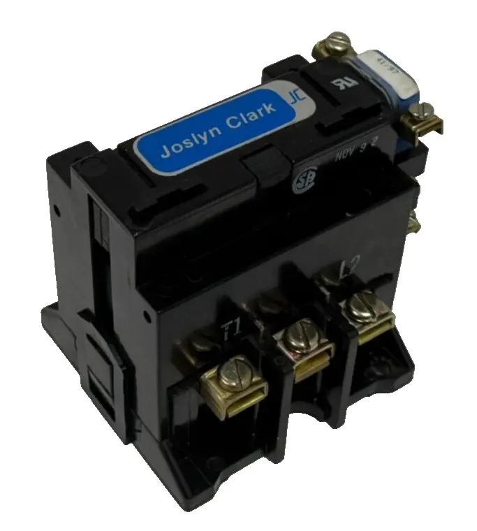 USED JOSLYN CLARK 7001-7140-11 CONTACTOR 110/120V W/ 78095-1T CONTACT 5M65L