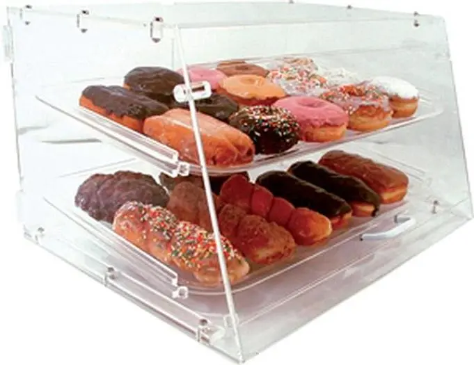 2 TIER PASTRY DISPLAY CASE