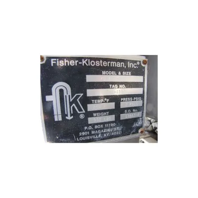 USED FISHER KLOSTERMAN XQ 405-7