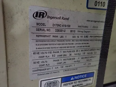 Used INGERSOLL RAND D170NCA16100 Miscellaneous MRO Ohio US | HGR 24 #1089745