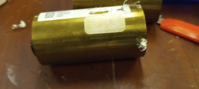 (LOT OF 7) BRASS TEST SET ACCESSORIES  1.5 LB EACH
