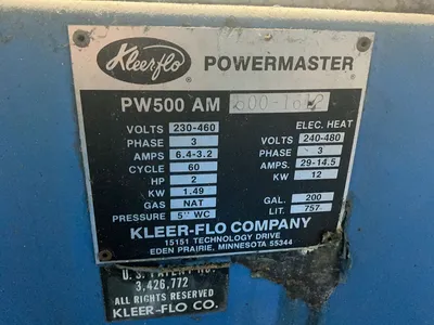 USED KLEERFLO PW500 AM 5001612