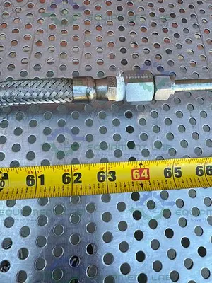 Unbranded Stainless Steel Braided Hose 82" w/ Sensor, Quick Release Fitting