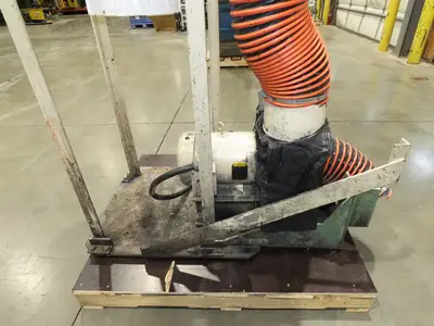 Cincinnati Fan PB-15A Cyclone Dust Collector Mesh Filter 5Gal 2600cfm 10Hp 112"H