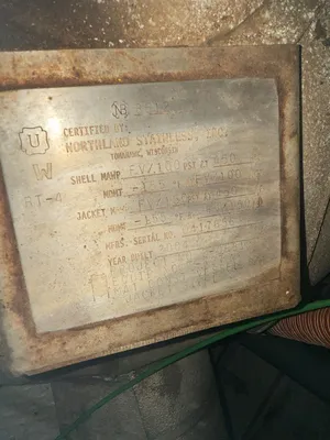 1980 DE DIETRICH 500 GALLON Реактор Емаль (атмосферний та під тиском) | Perry Equipment (2)