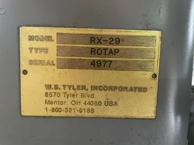Used ROTAP RX 29 Sieves & Sieve Shakers Ohio US | HGR 24 #729754