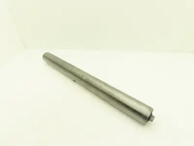 Hytrol 2.5"x 26" Snub Idler Gravity Conveyor Roller 11/16" Hex Axle