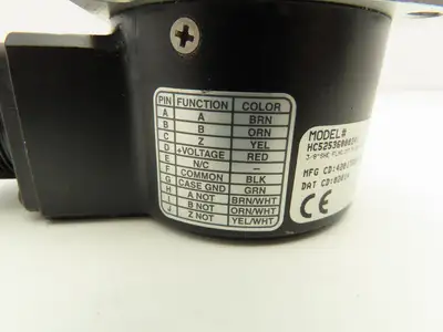 Dynapar HC52536000241 Rotary Incremental Encoder 3/8" Shaft Flange Mount HC25