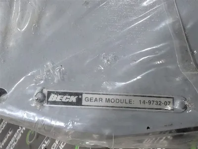Beck 14-9732-07 Gear Module For Rotary Actuators New