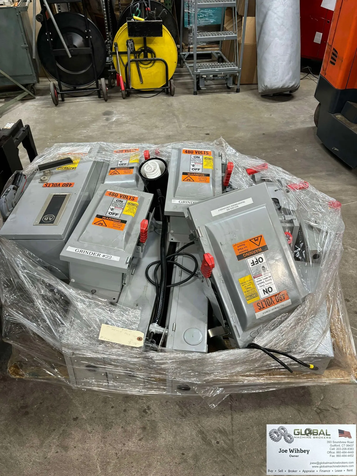Siemens/Allen Bradley Safety Switch Breaker Box LOT 480Volts