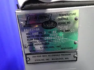 USED STERLCO S812AK