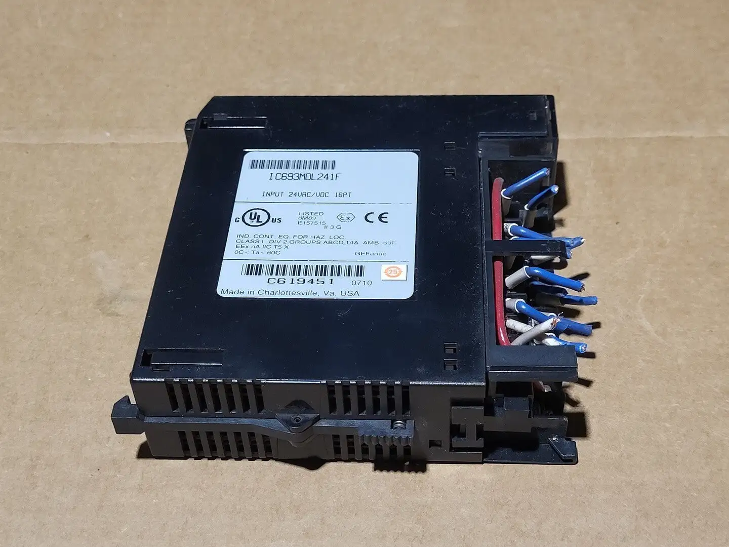 USED GE FANUC IC693MDL241F