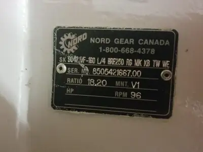 Used NORD SK9042.1VF-160 L/4 BRE250 RG MIK KB 1W WE Motors (misc) British Columbia CA | Lenmark #248394
