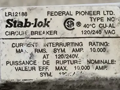 Used FEDERAL PIONEER NC015CP Switchgears British Columbia CA | Lenmark #239792
