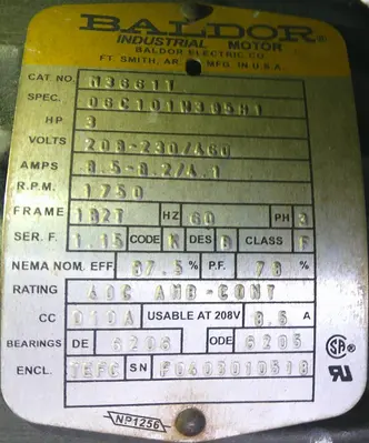 USED NEW YORK BLOWER 152 PLR