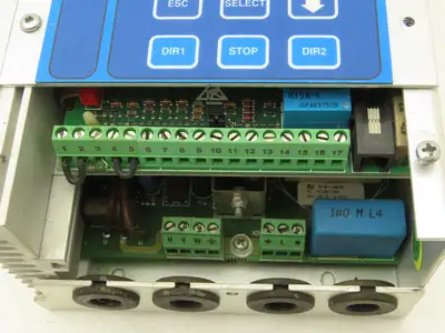 Emotron SLM375-1 VFD Frequency Inverter Drive Input 1Ph 230VAC Output 2.3A