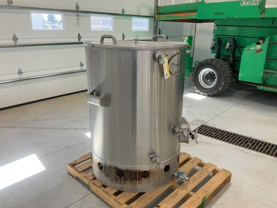 Used PSYCHO BREW DIRECT-FLAME BREW KETTLE/ MASH TUN 3.5BBL Brewing Equipment Michigan US | Miedema Asset Management Group #1580122