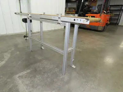 QC Industries 12"x 72" Belt Conveyor 120V Variable Speed Belt Drive 0-13FPM